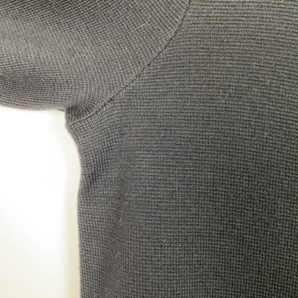 J.Crew S Coat Cardigan Black Merino Wool Vintage - Picture 7 of 13